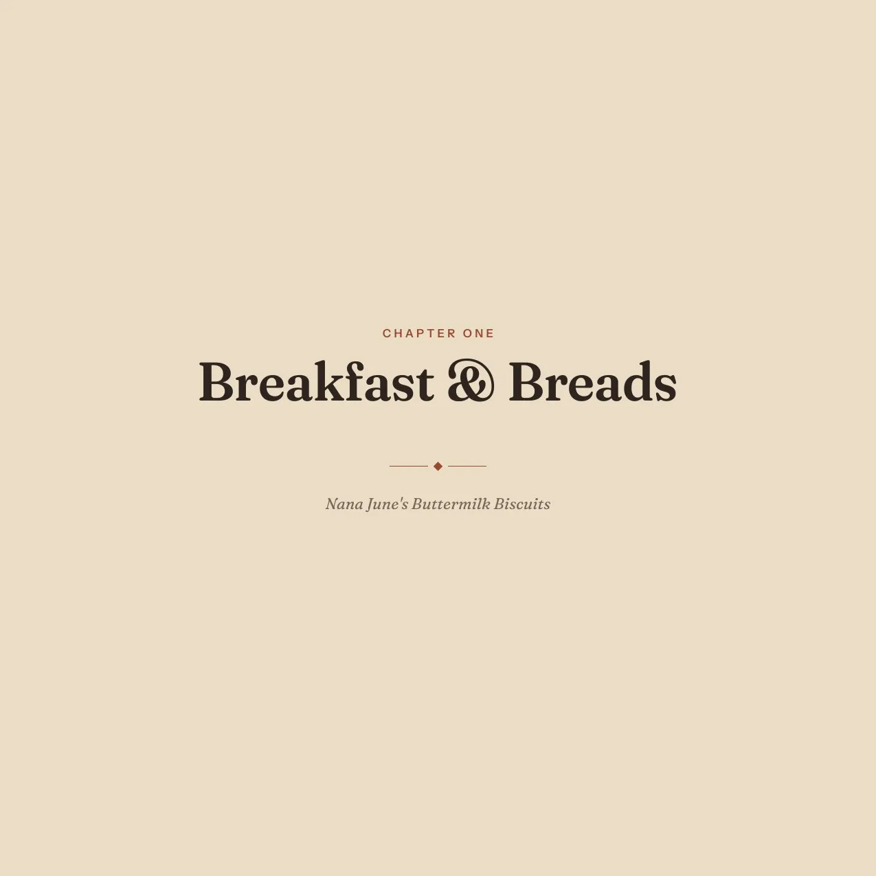 Chapter opener: Breakfast & Breads