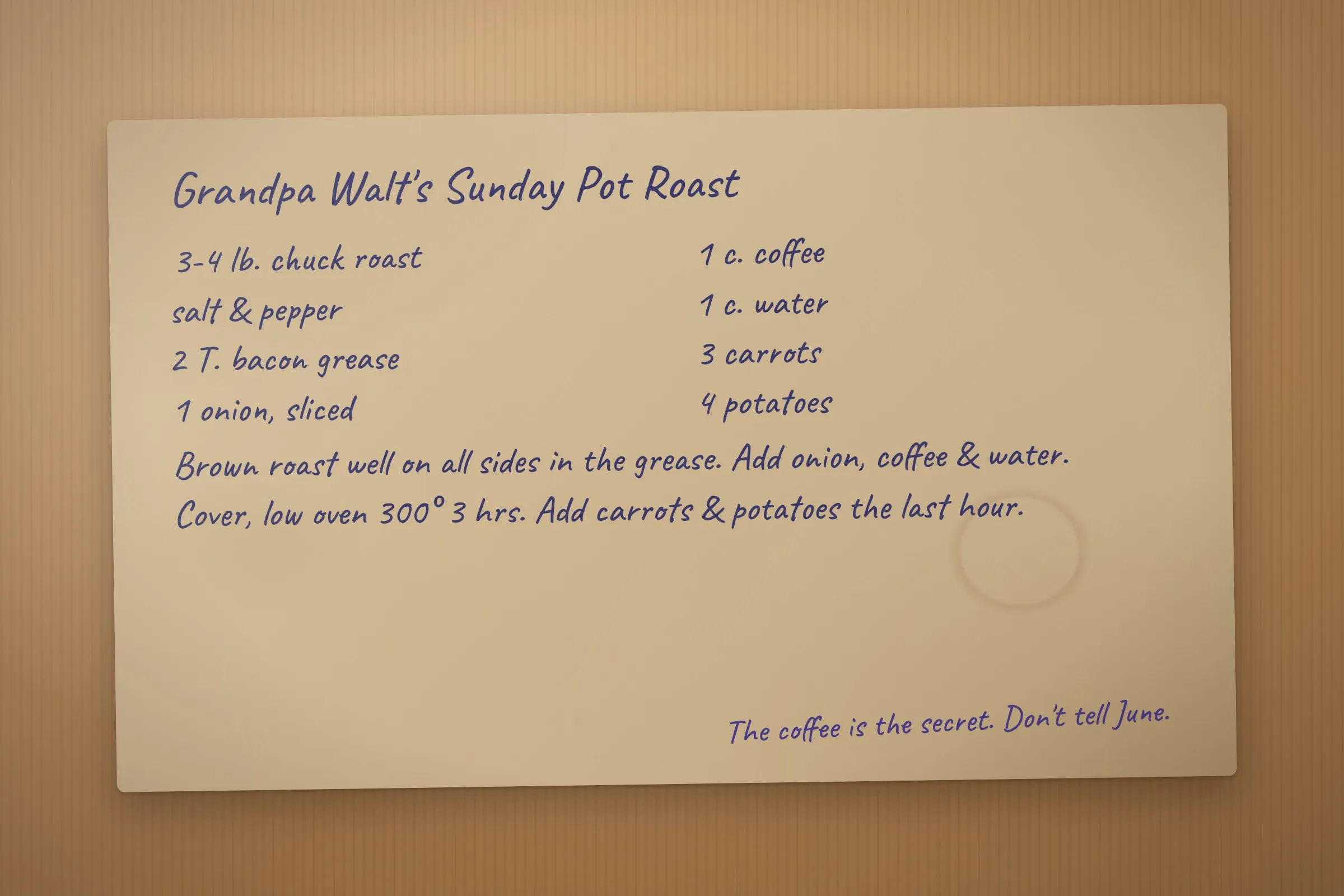 Sample recipe card photo 3
