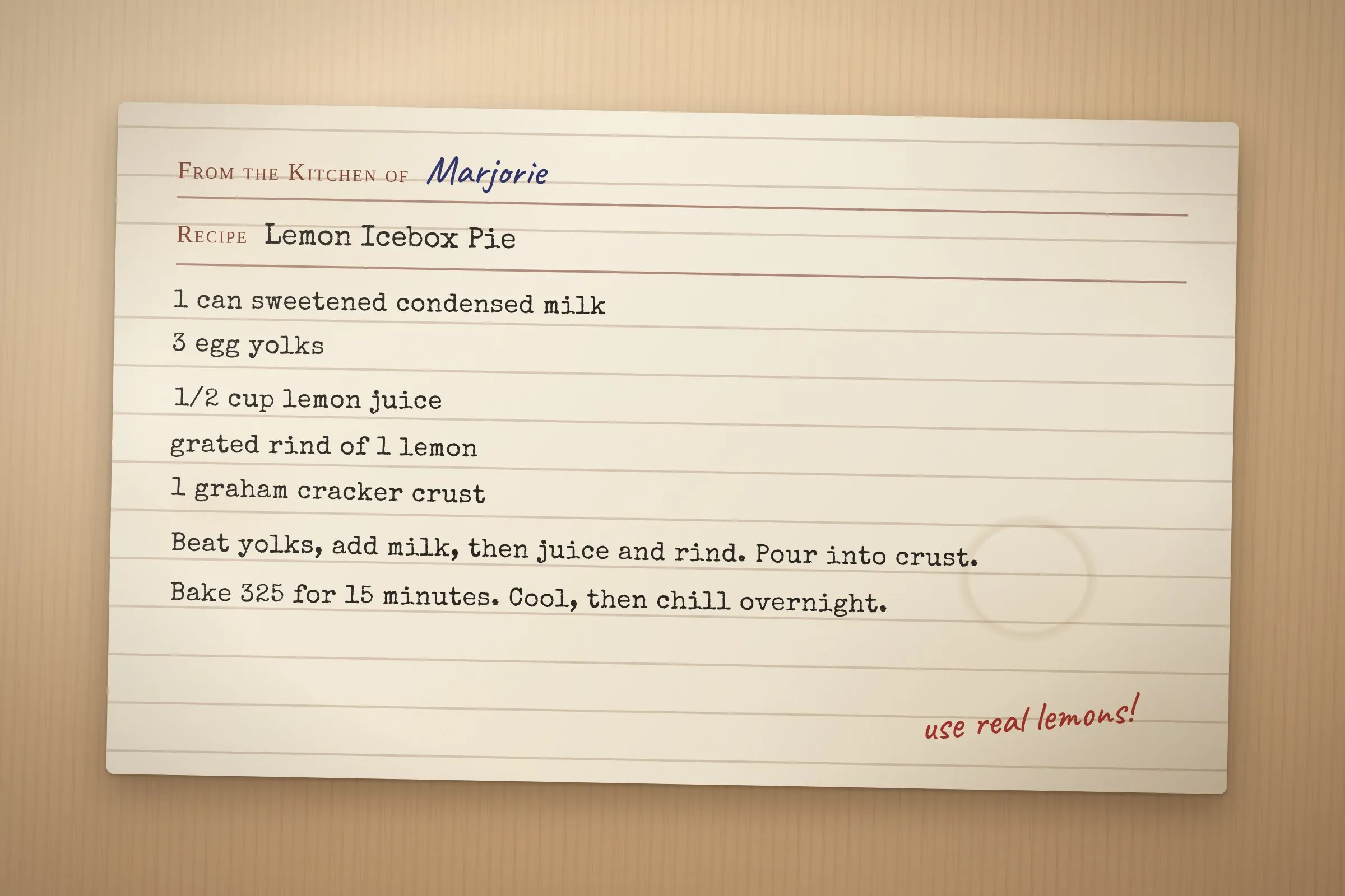 Sample recipe card photo 4